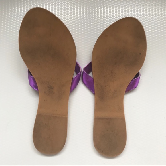 Purple Shimmery Simple Sandal - Picture 3 of 3